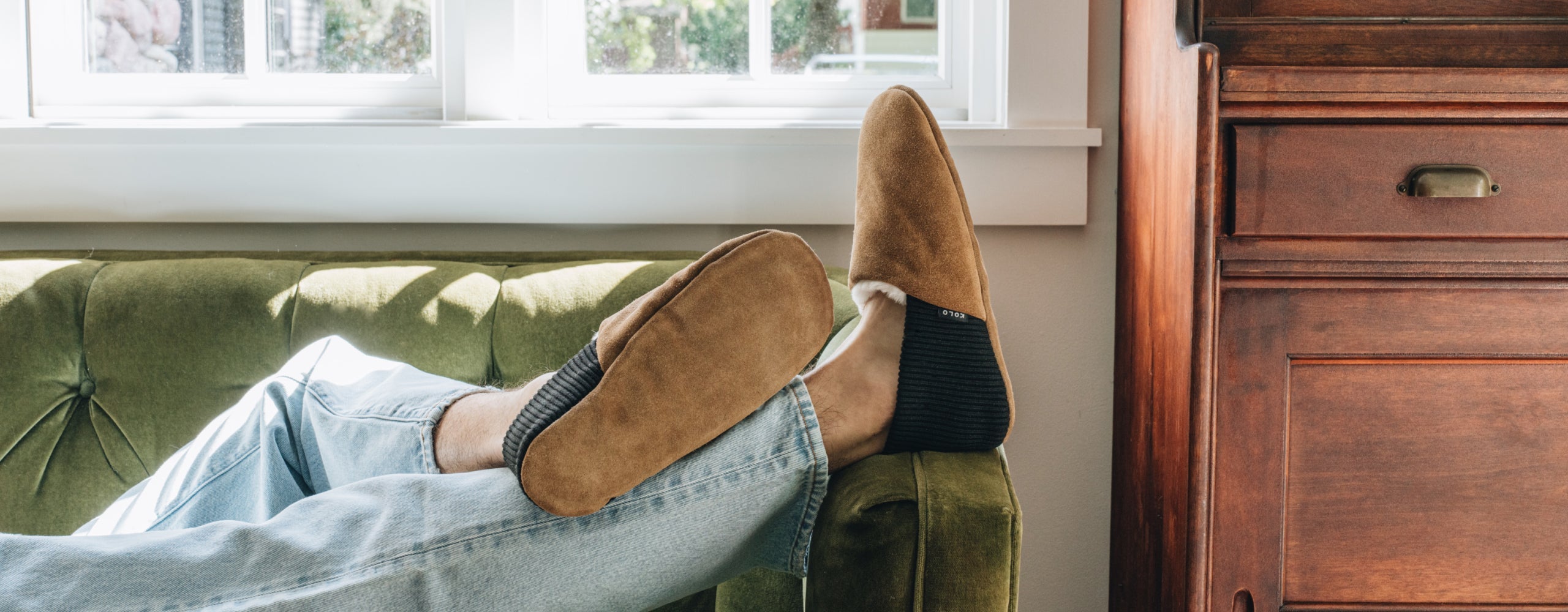 Suede Leather House Shoes – Topdrawer