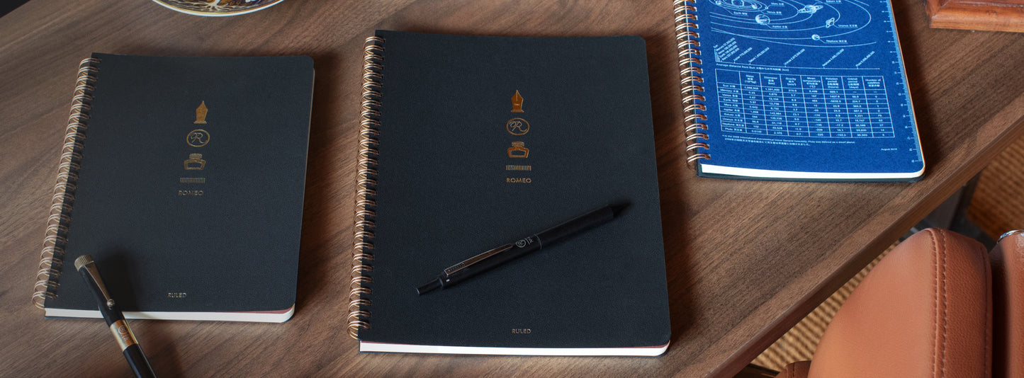 notebooks, planner, spiral notebooks, fountain pen paper, planners, schedulers