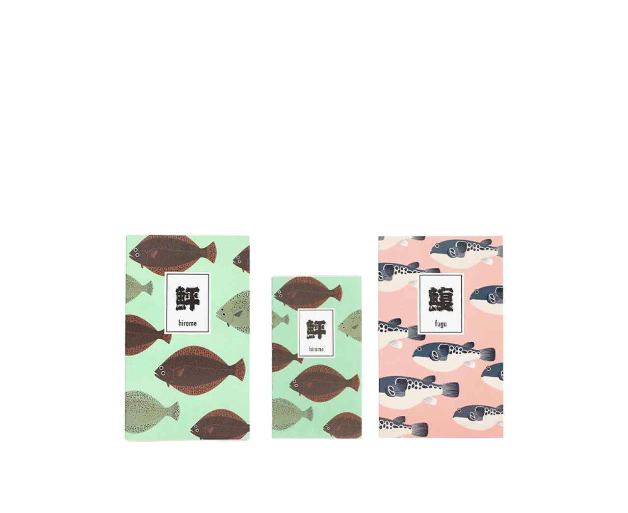 Japanese Flatfish Notebook Set