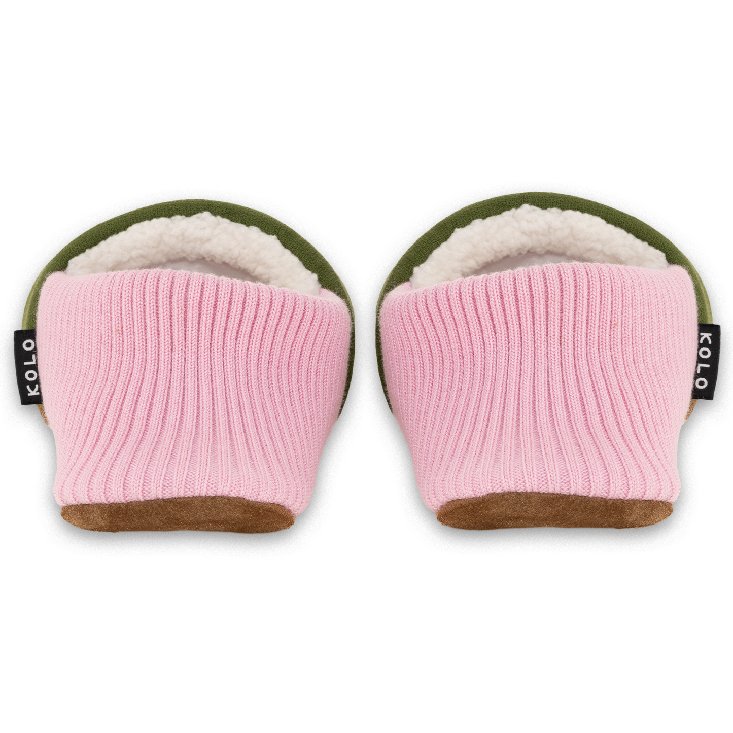 Arles Woven Cotton House Shoes - Sherpa Lined