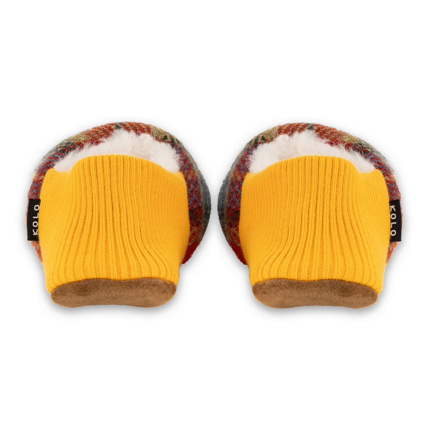 Finn Tweed House Shoes - Fur-Lined