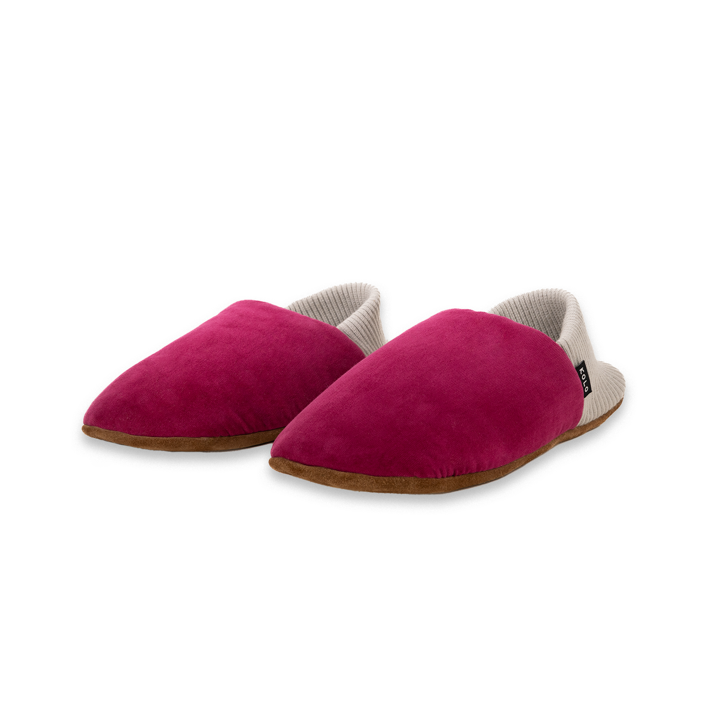 Vannes Velvet House Shoes - Corduroy-Lined