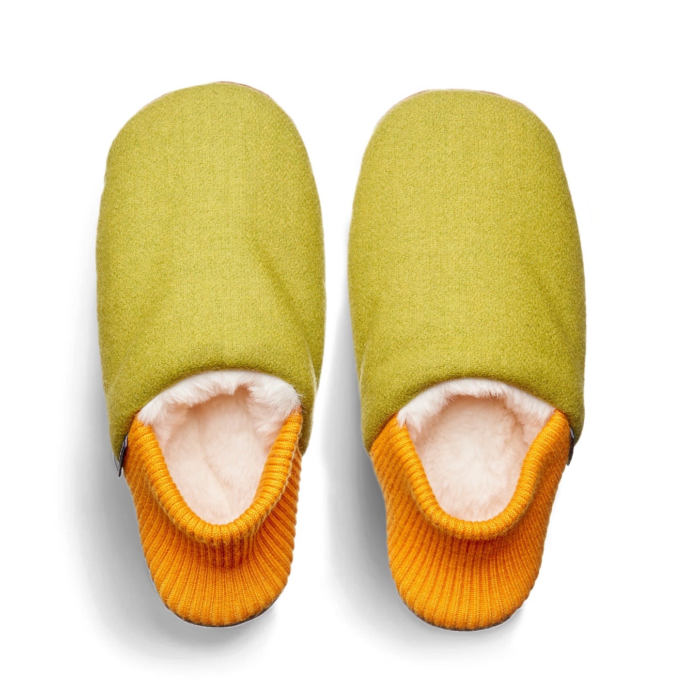 Burel Wool House Shoes - Fur-Lined