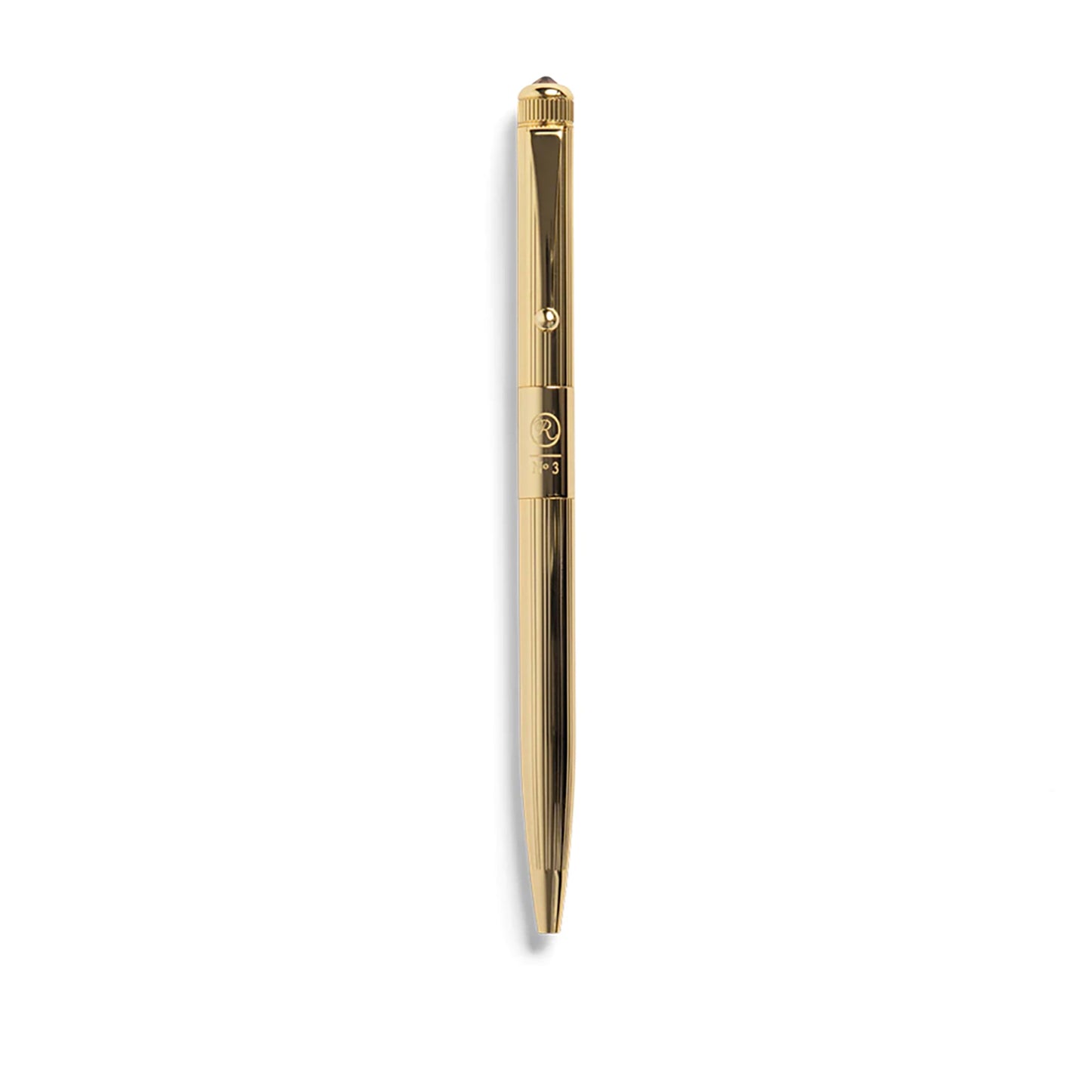Itoya Pen No 3 Ballpoint Pen Extra Slim Gold