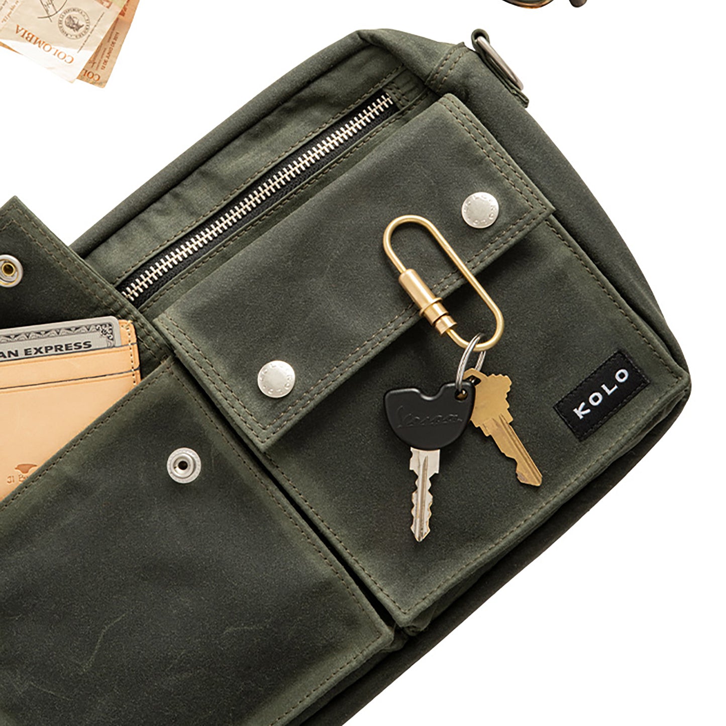 Kolo Bag Chelsea Large Sage Detail 2