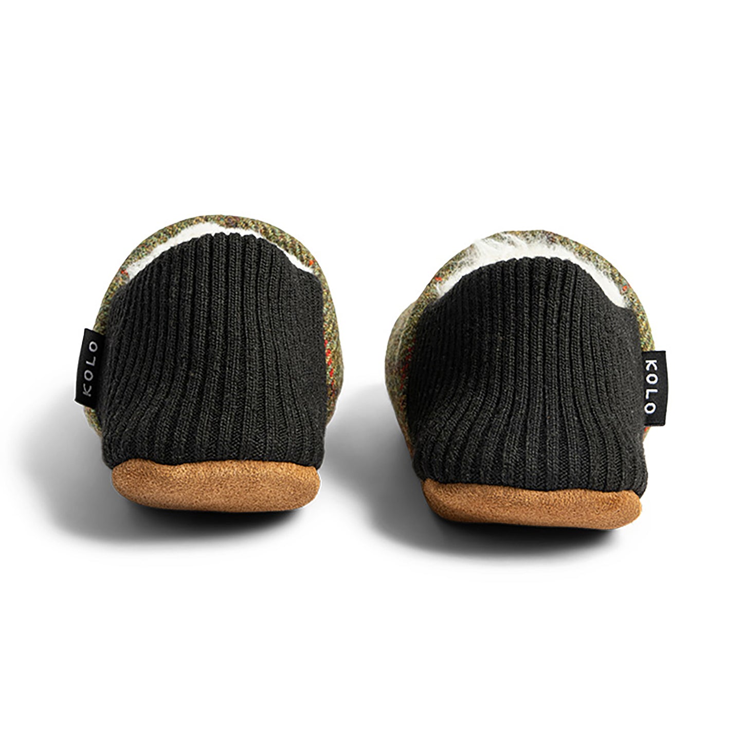 Finn Tweed House Shoes - Fur-Lined