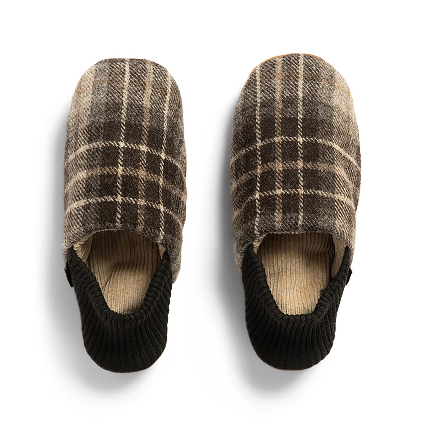 Hawick Tweed House Shoes - Corduroy-Lined