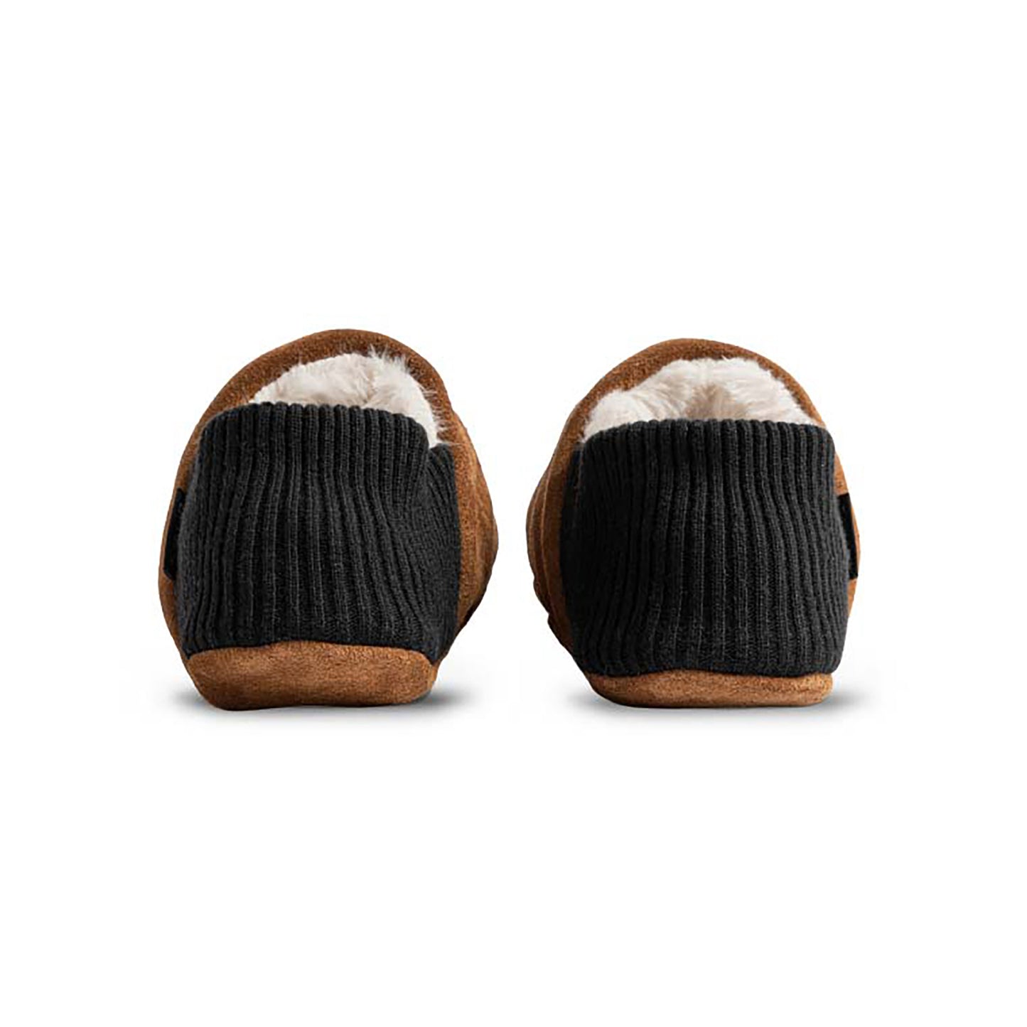 Perry Suede House Shoes - Fur-Lined