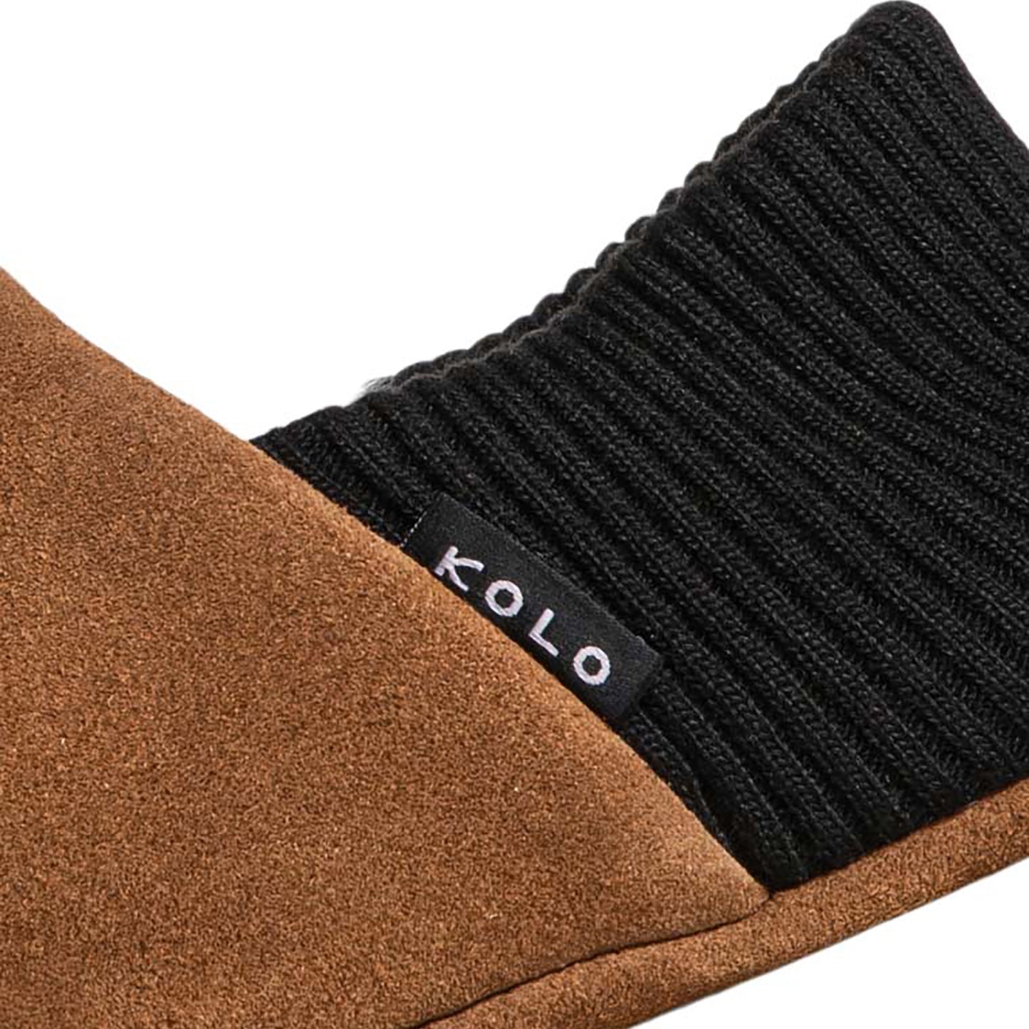 Perry Suede House Shoes - Fur-Lined