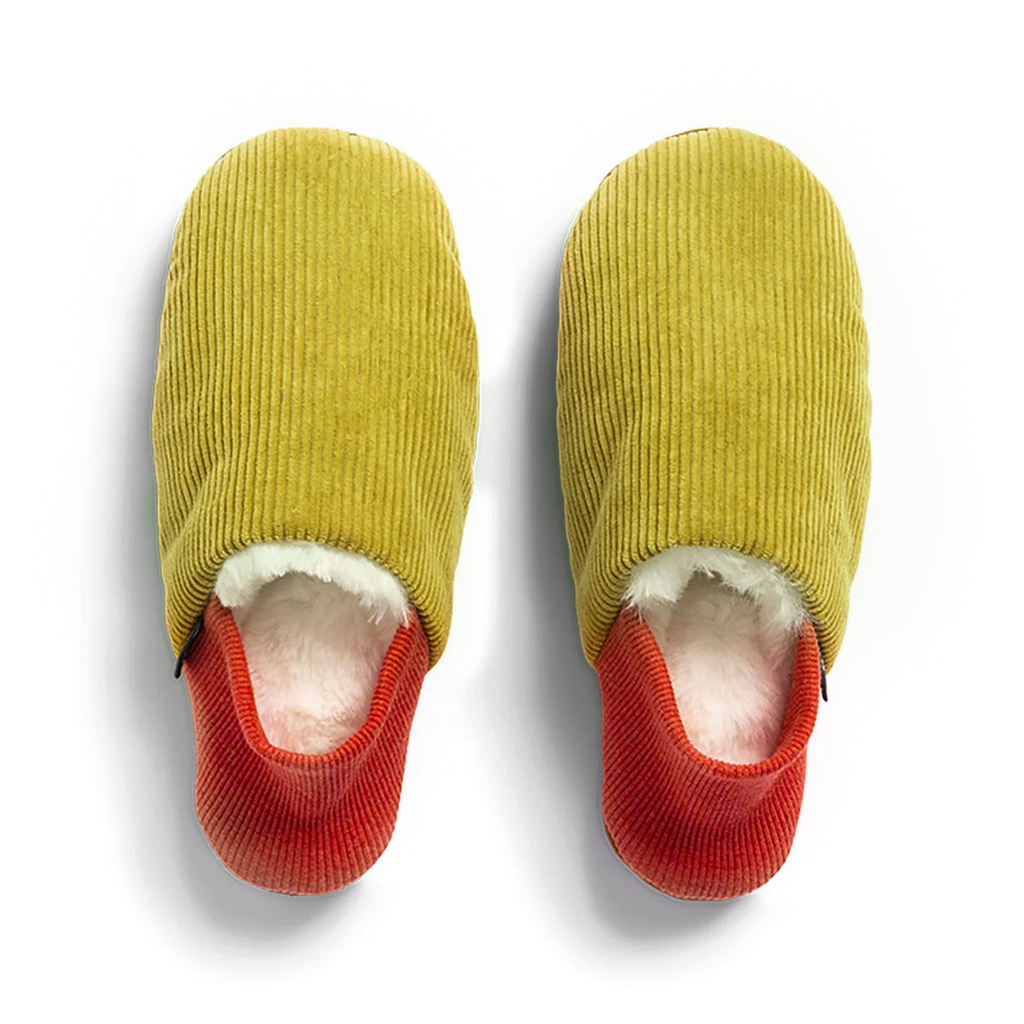 Willer Corduroy House Shoes - Fur-Lined
