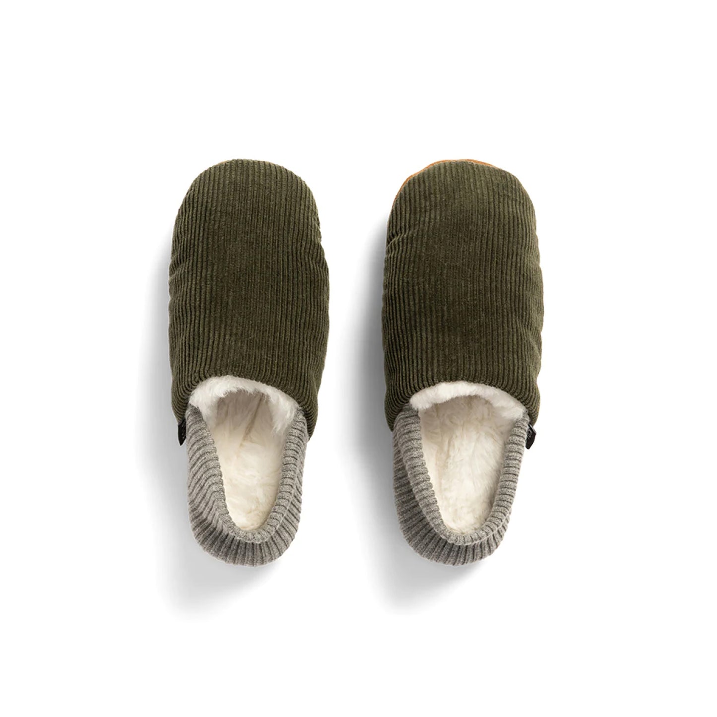 Willer Corduroy House Shoes - Fur-Lined
