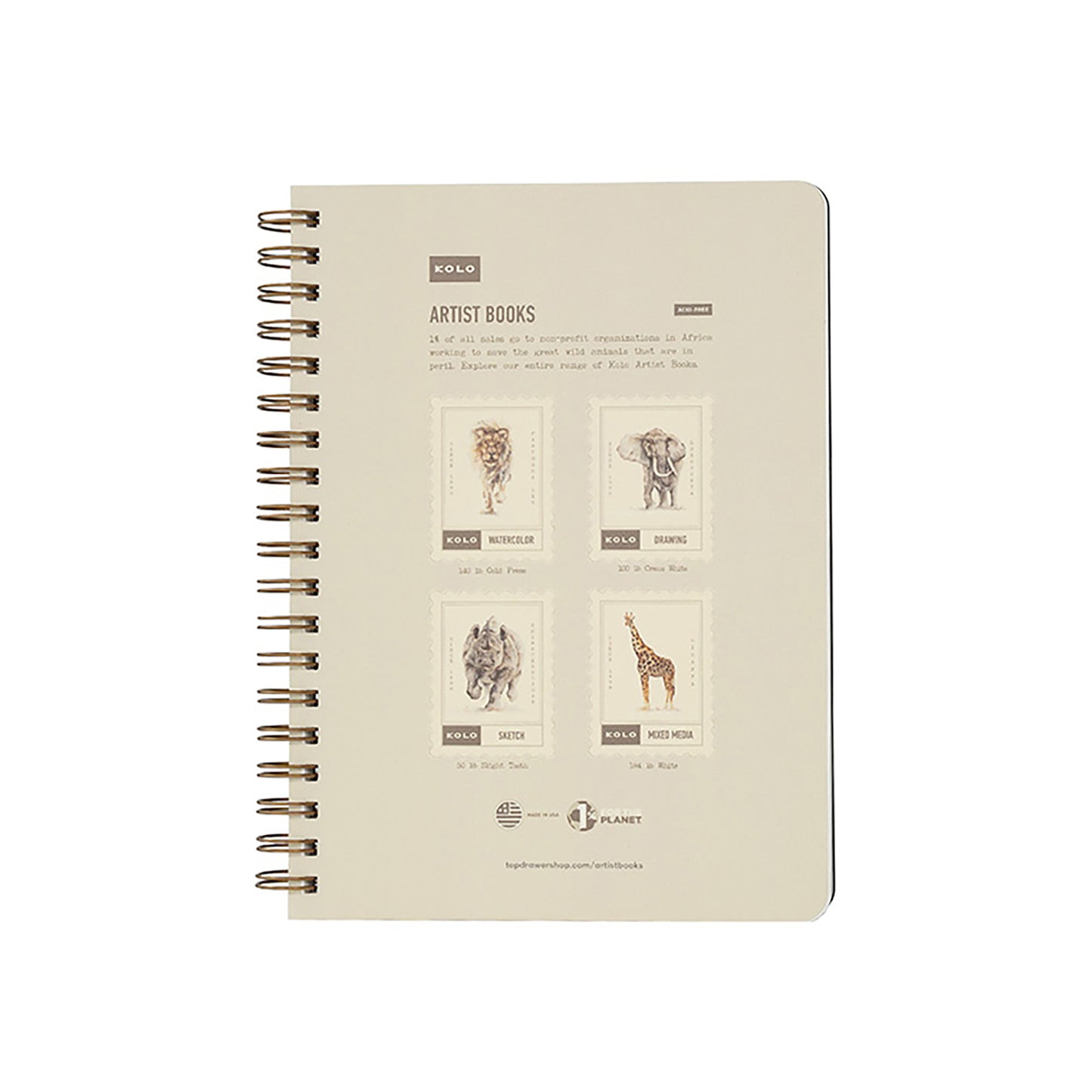 Kolo Notebooks 7x10 Sketch Book New Front Cover