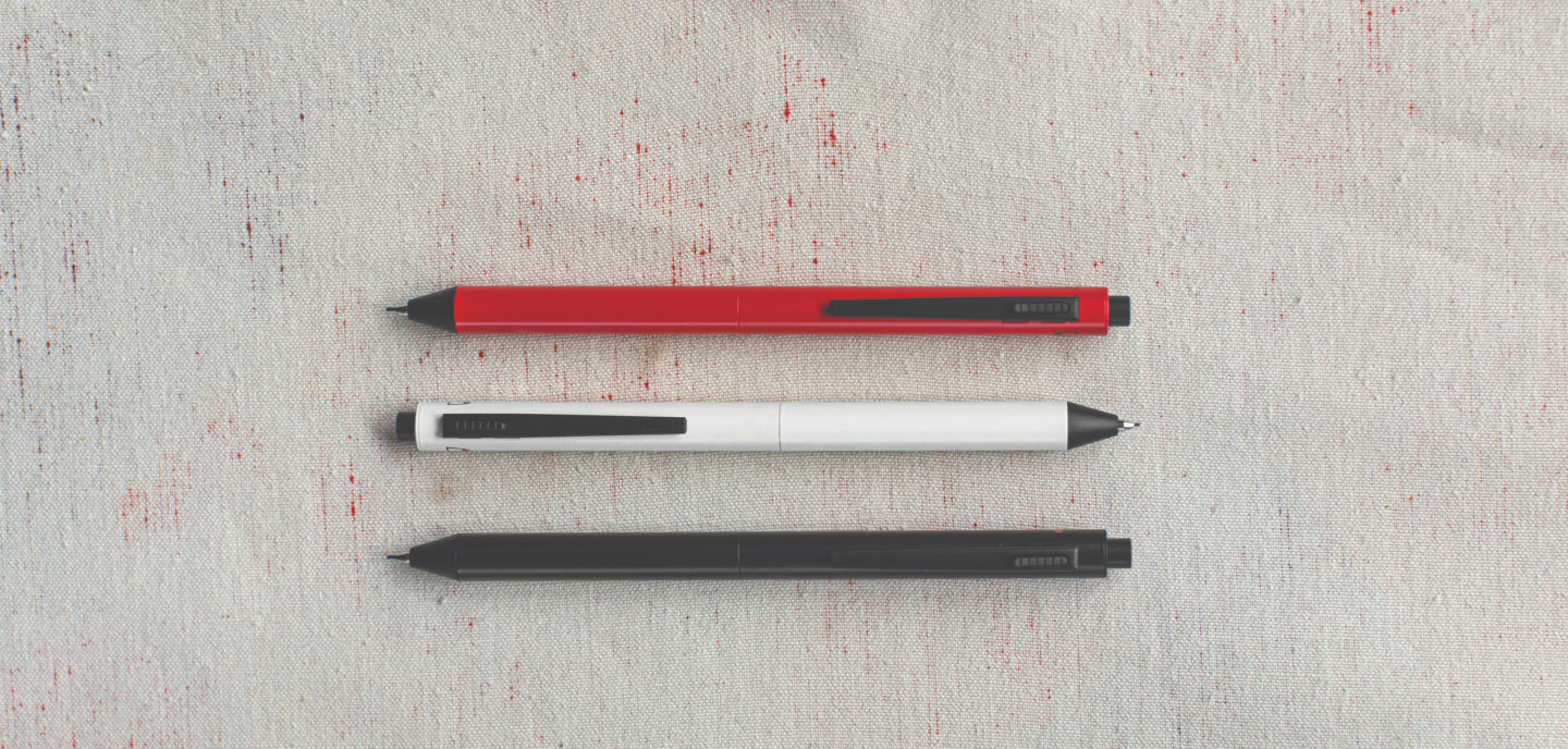 Helvetica Japanese Ballpoint Pens | Topdrawer White