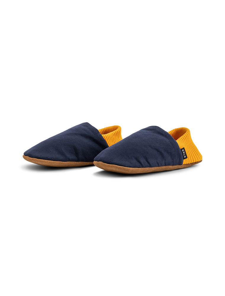 Aberdeen Waxed Denim House Shoes Topdrawer