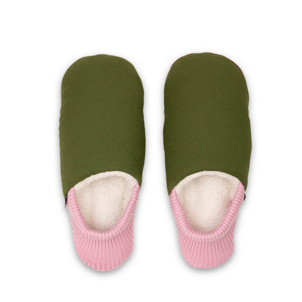 
                      
                        Arles Woven Cotton House Shoes - Sherpa Lined
                      
                    