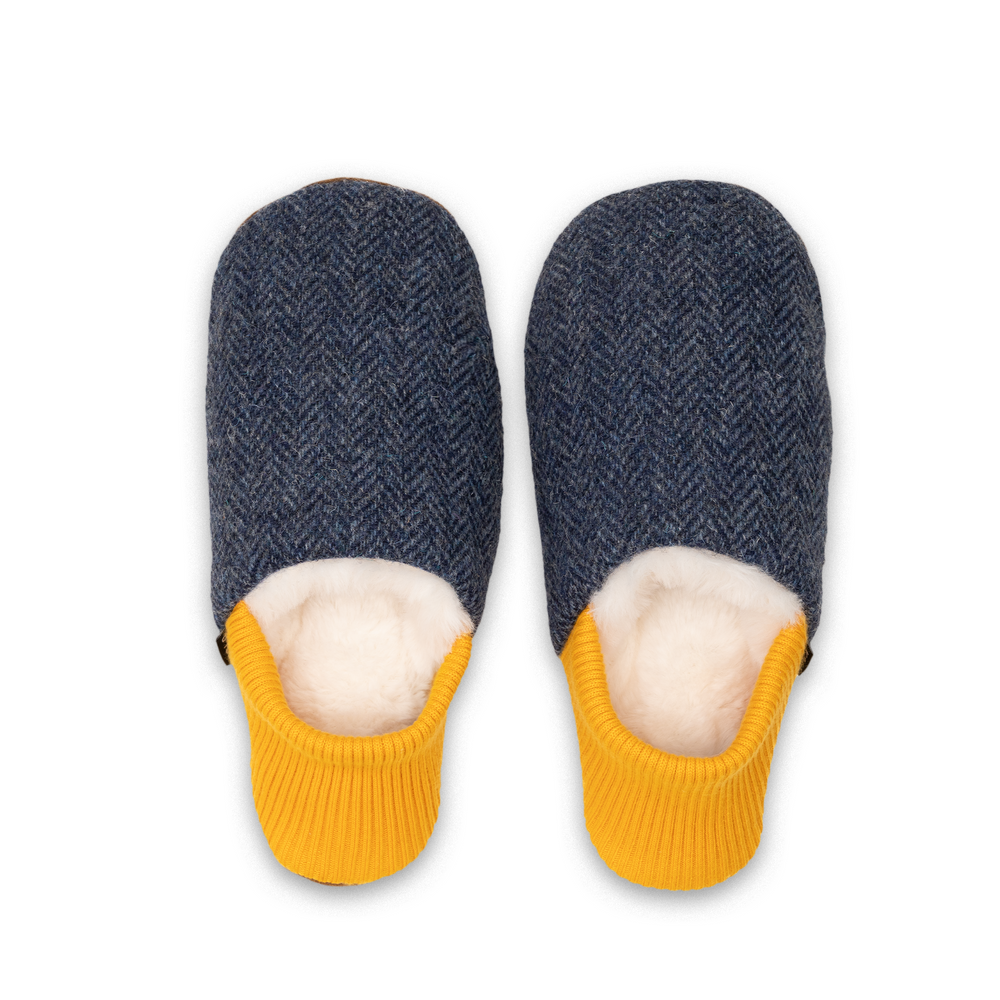 
                      
                        Finn Tweed House Shoes - Fur-Lined
                      
                    