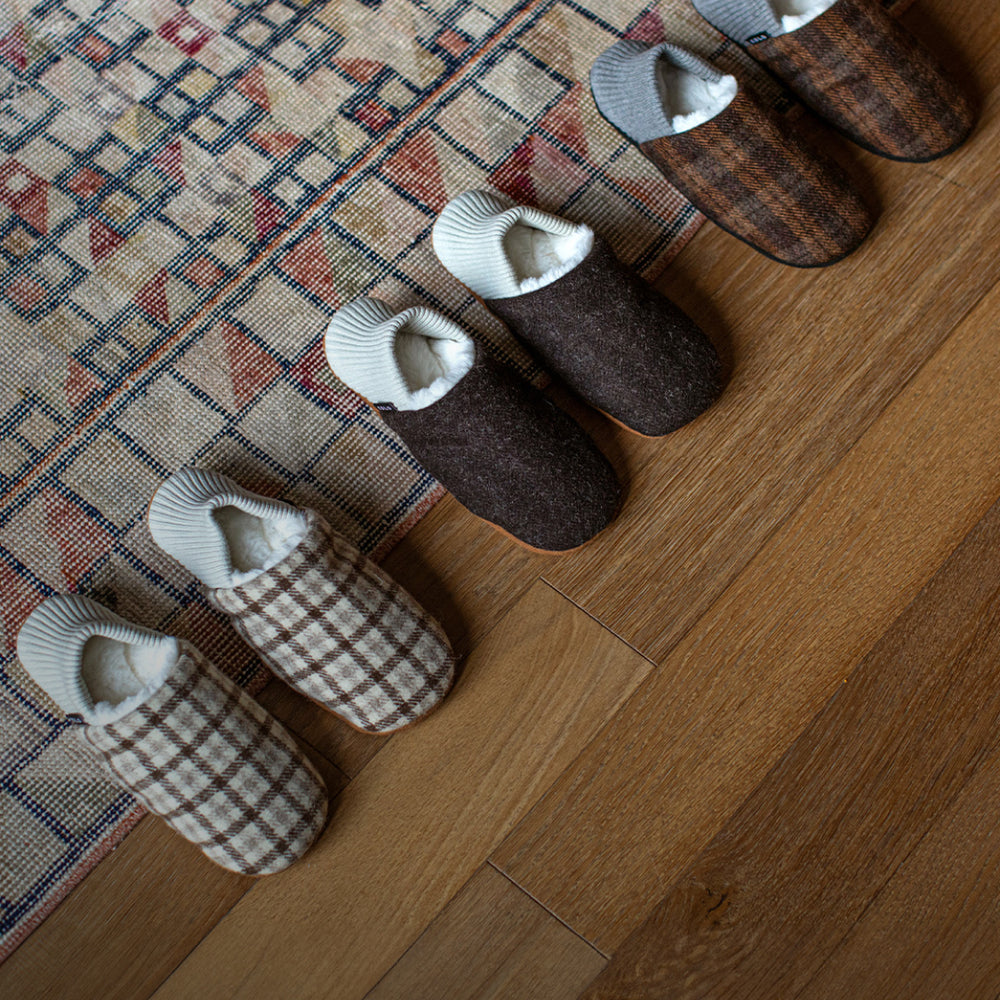 tweed house shoes, indoor shoes, slippers