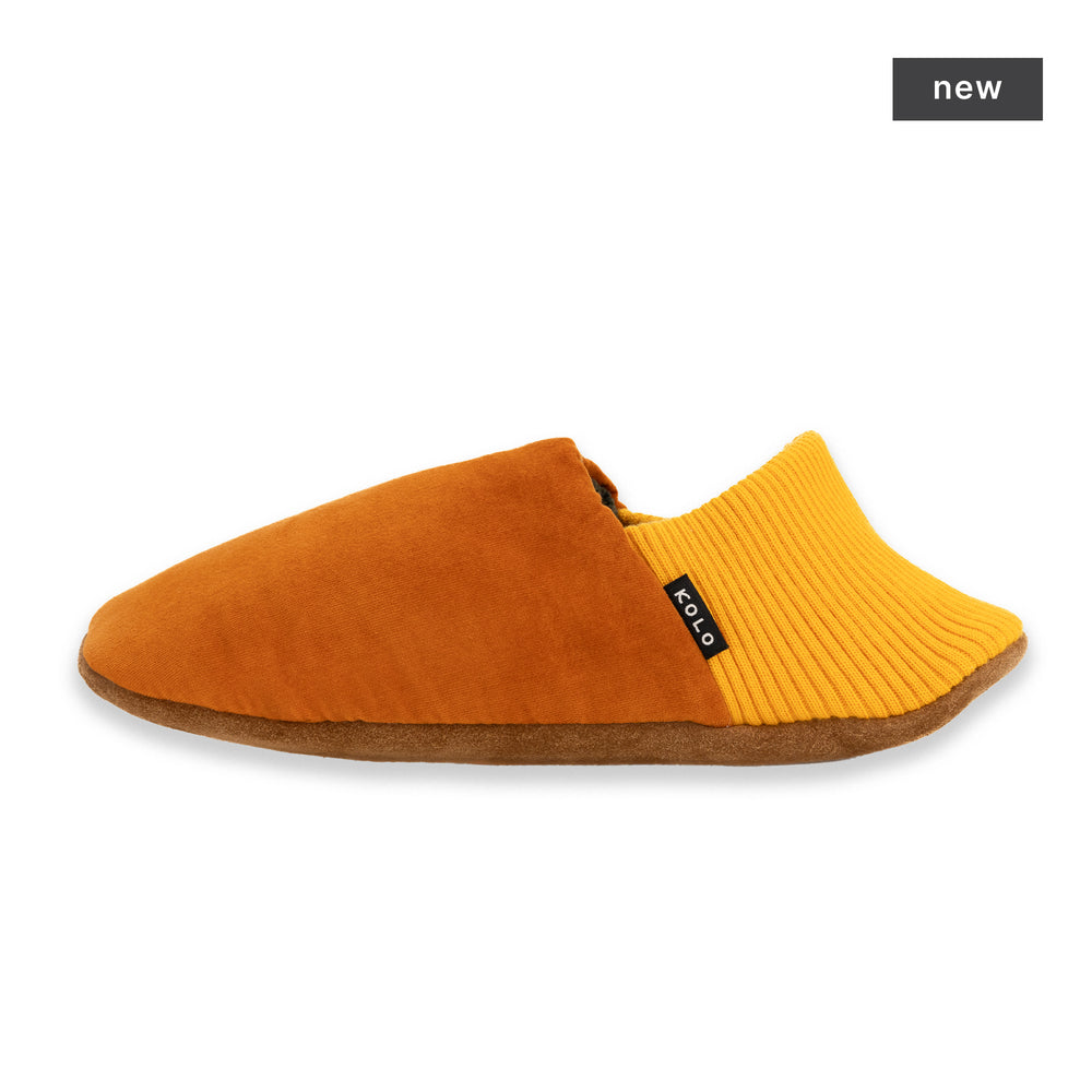 Vannes Velvet House Shoes - Corduroy-Lined