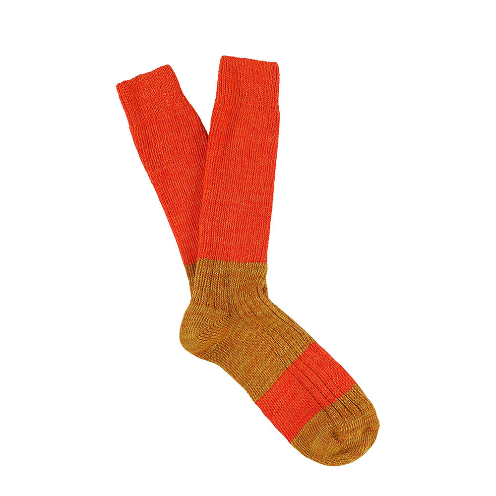 
                      
                        Melange Blend Block Socks
                      
                    