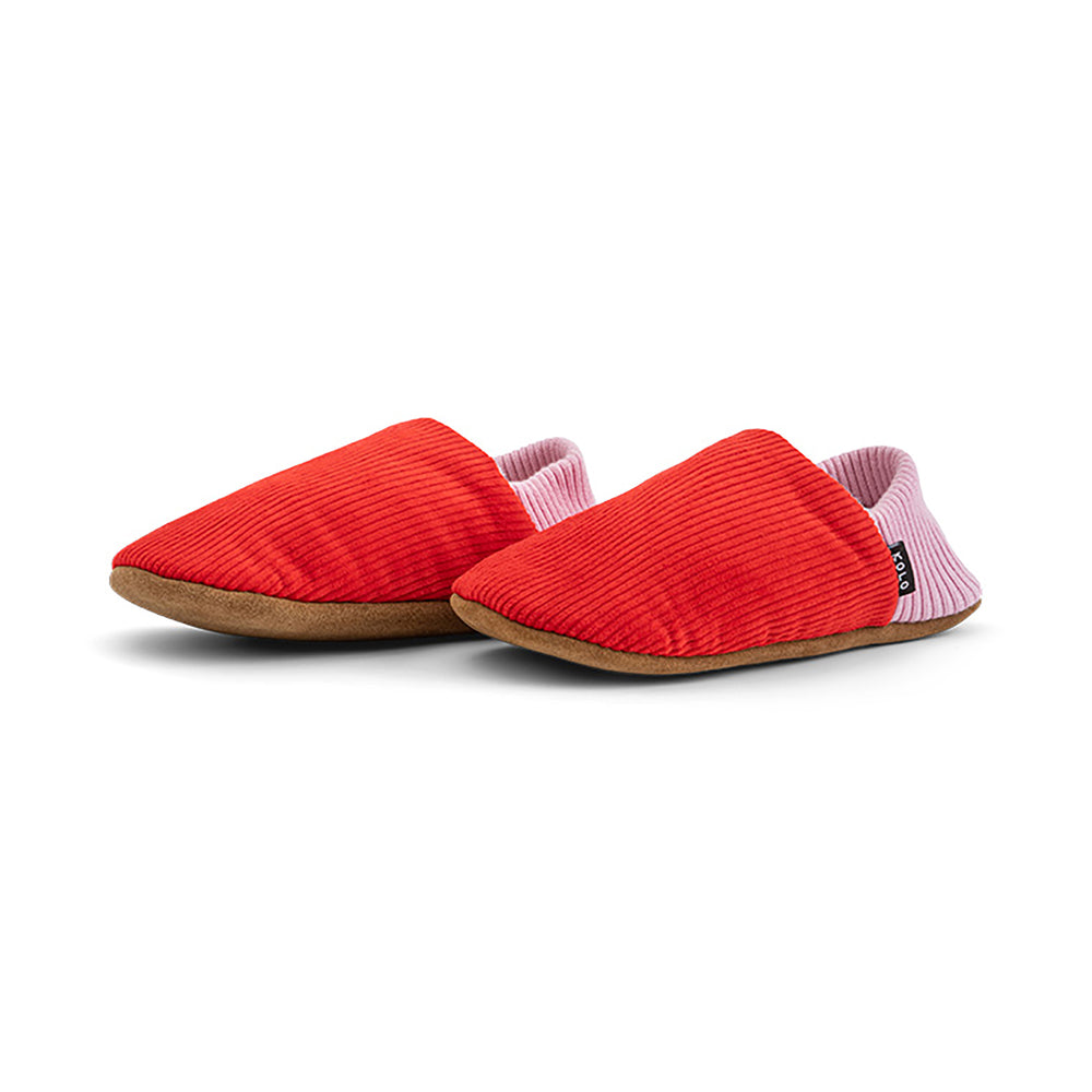 Kolo House Shoes Willer Red from angle no script alternative